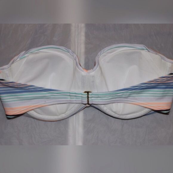 ✨VS Knockout Bandeau Striped Bikini Top✨ - Picture 3 of 8
